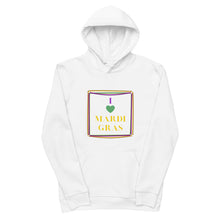 Load image into Gallery viewer, Mardi Gras Love Unisex Hoodie
