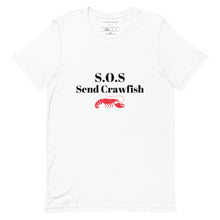Load image into Gallery viewer, Crawfish SOS Short-Sleeve Unisex T-Shirt