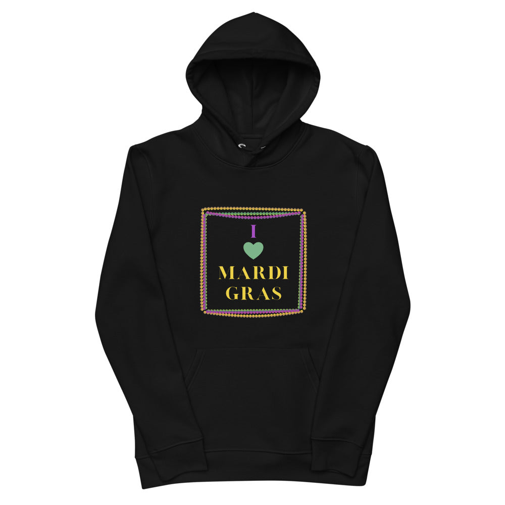 Mardi Gras Love Unisex Hoodie