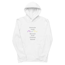 Load image into Gallery viewer, Mardi Gras Days of the Week Unisex Hoodie
