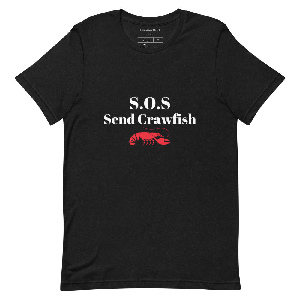 Crawfish SOS Short-Sleeve Unisex T-Shirt