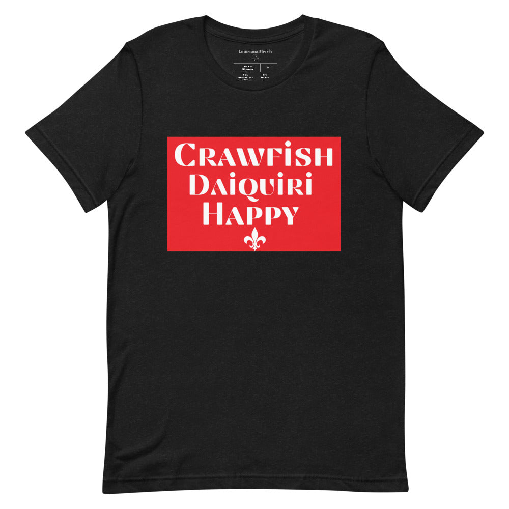 Crawfish, Daiquiri, Happy Short-Sleeve Unisex T-Shirt