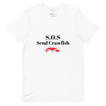 Load image into Gallery viewer, Crawfish SOS Short-Sleeve Unisex T-Shirt
